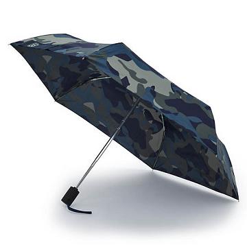 Kipling New Printed Umbrella Auto Open Accessories Grå Camouflage | NO 1504WN